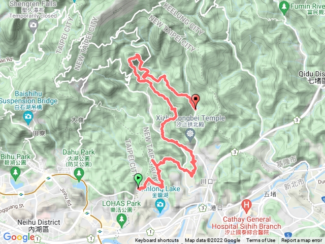 20220330內溝新徑越嶺八連路續登北港山金明山出烘內