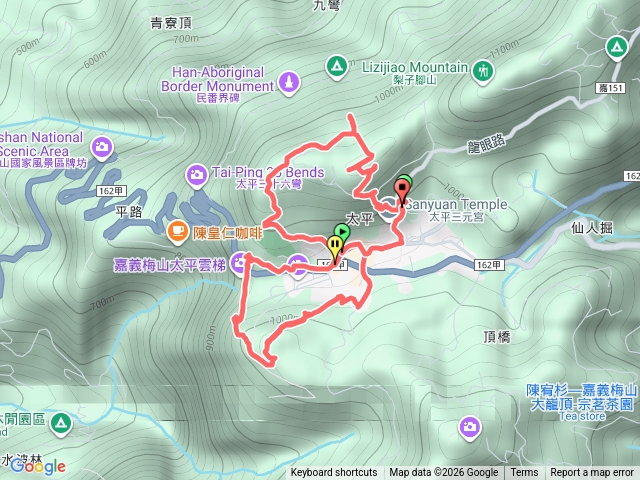太平山（西峰）太平雲梯龜山O繞預覽圖