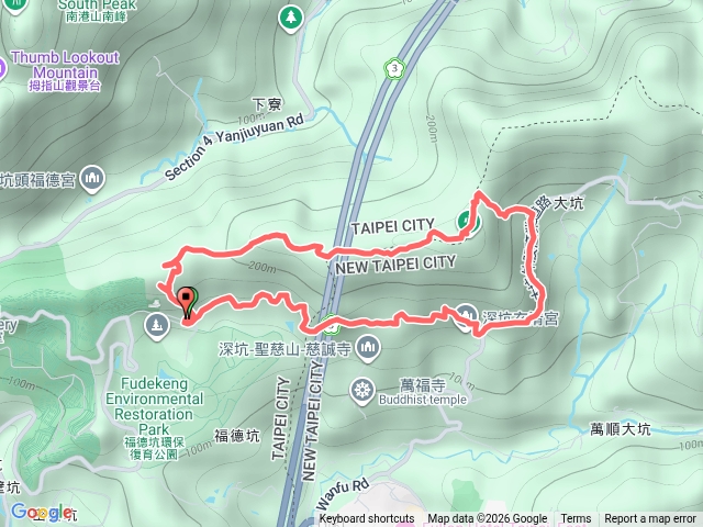 倒照湖山，大坑山O