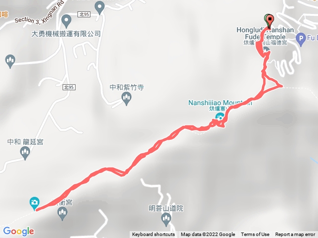 烘爐地南勢角山青春步道