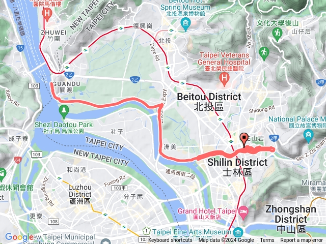 下班後自行車河濱公園運動