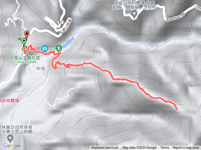 大雪山森林遊樂區-橫嶺山