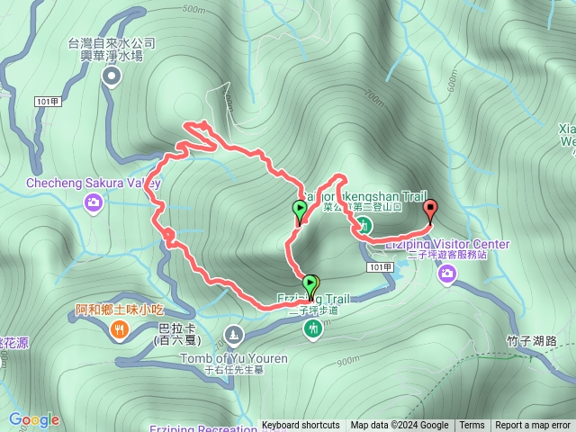 菜公坑山_巴拉卡山_18彎古道_烘爐山