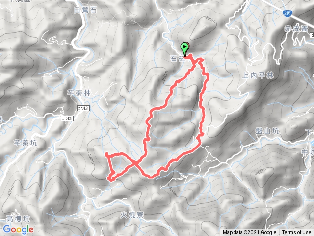 20210206石硿子古道_瀑布_火燒寮石古井_青林山_畝畝山8字行