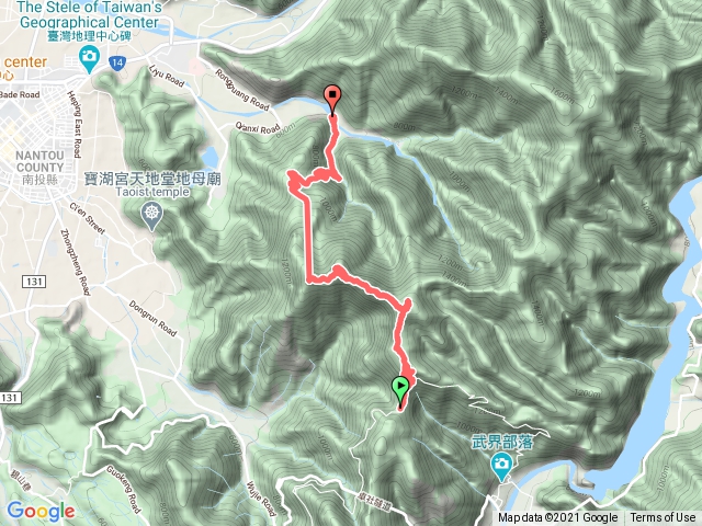 埔里六秀：橫屏山、橫屏山西峰縱走
