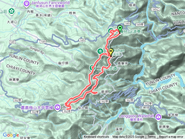 雲嘉五連峰（O型路線）預覽圖