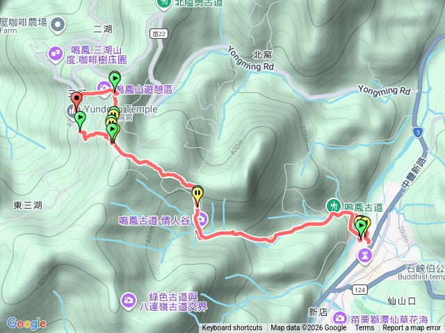 鳴鳳古道（雲洞宮-義民廟往返）