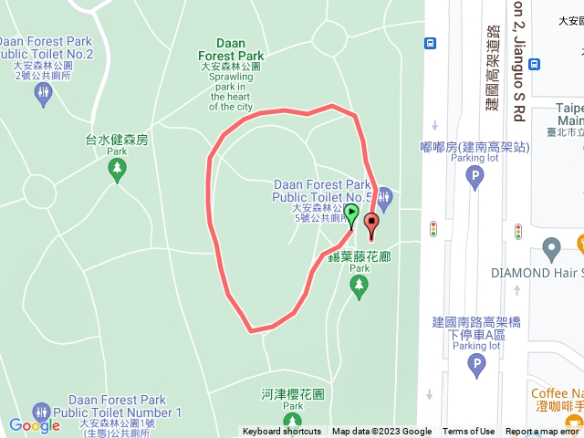 齊心鞋力向前走大安森林公園