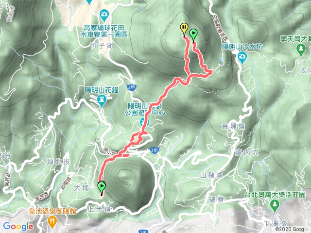橫嶺古道苗圃七星山