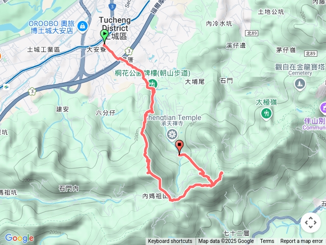 土城火焰山、天上山步道