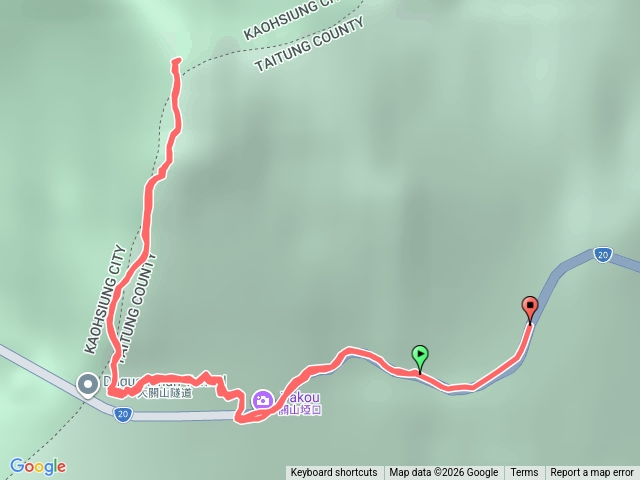 關山嶺山來回預覽圖