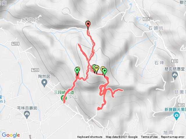 新竹 芎林三段崎古道+龍鳳蓮稜（部分）