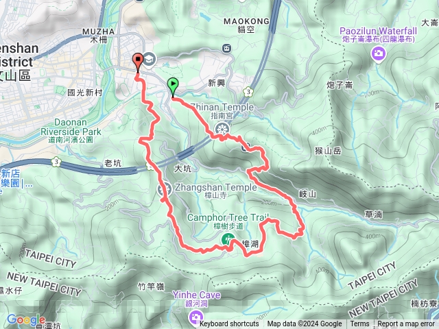 2024臺北大縱走臺北大縱走第七段：世界山莊至飛龍步道政大後山20241026115218