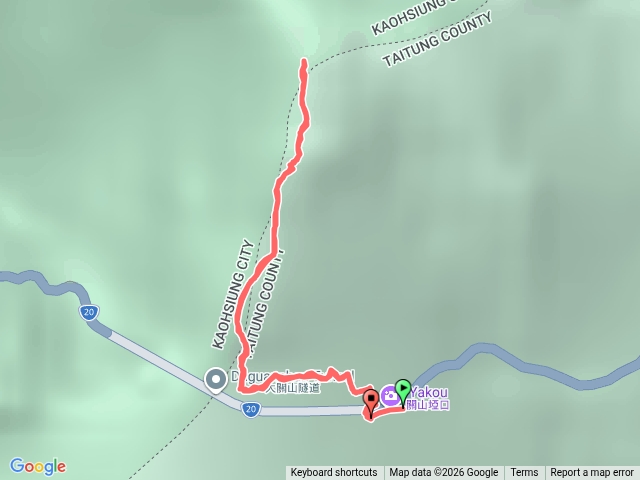 關山嶺山登山步道預覽圖