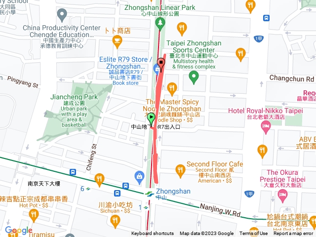 健康大榖東，臺北趴趴走中山-雙連捷運站線形公園20230804112457預覽圖