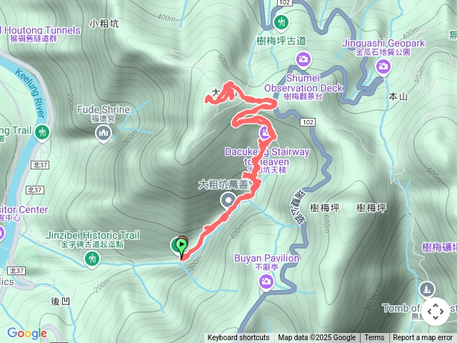 散散步之大粗坑古道-小金瓜露頭-金瓜石山