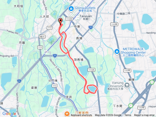 老街溪步道a18洽溪橋大a20到新生路環湖步道