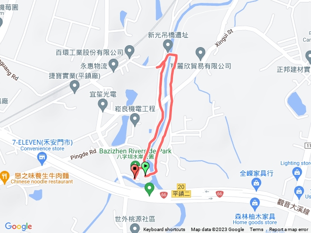 八字圳水路圖預覽圖