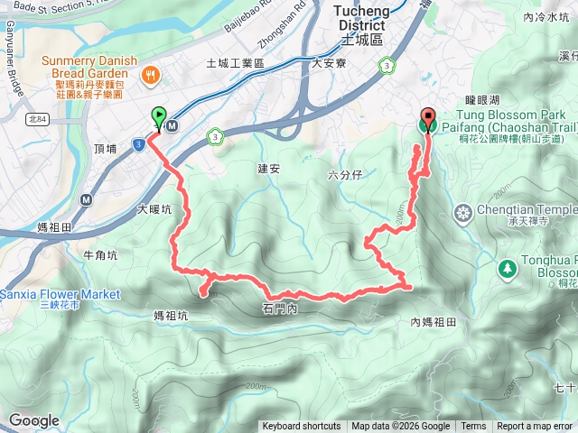 大暖尖山（媽祖山）+猴洞+石壁寮山（打鐵坑山）預覽圖