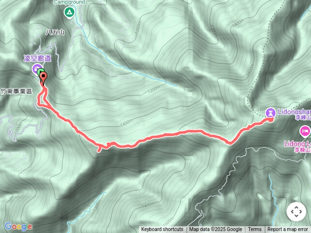 李崠山、大混山、牛欄坑山
