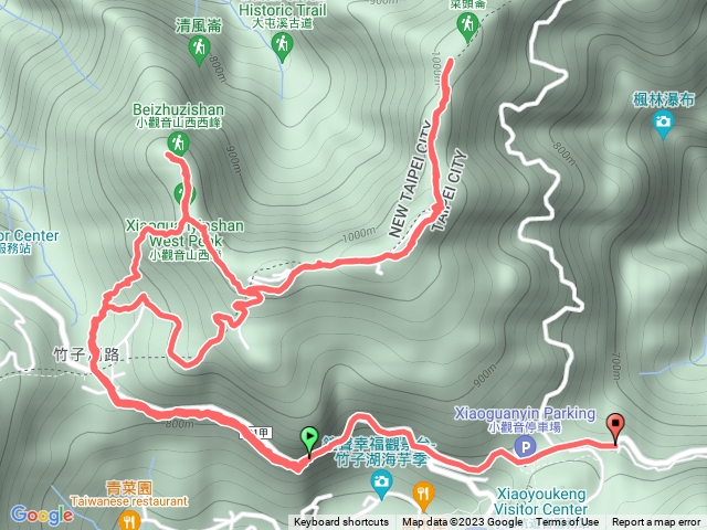 小觀音山Y型縱走