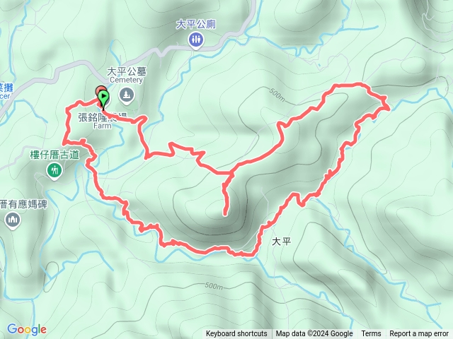 雙溪大平山O型走預覽圖