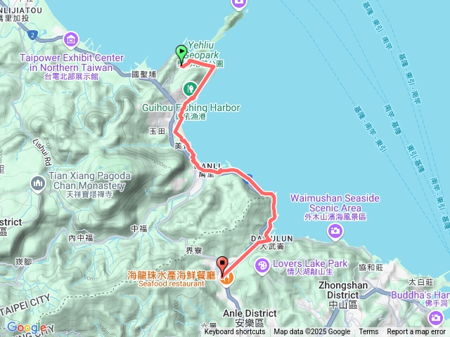 野柳-大武崙-武聖街口