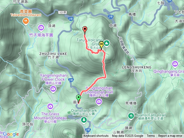 苗圃-七星主峰-竹子湖