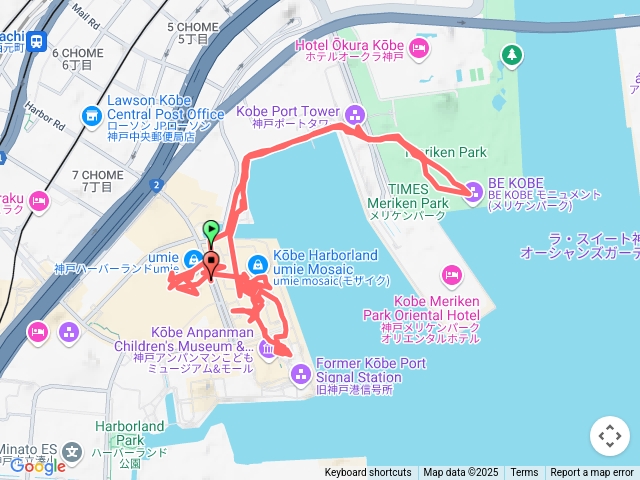 日本神戶 神戶港散策(美利堅公園BE KOBE 紀念碑-神戶塔-摩塞克廣場-摩天輪-Ymie百貨)