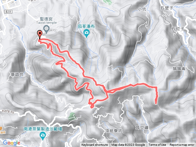 大尖山-四分尾山-耳空龜山返O型