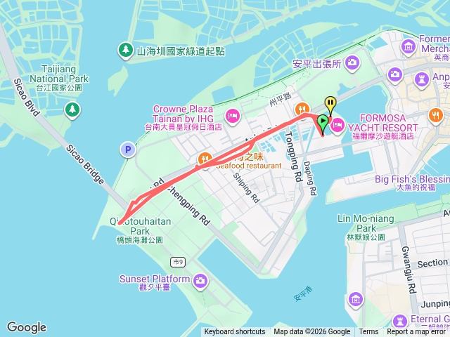 遊艇酒店晨起運動黑松君i健走