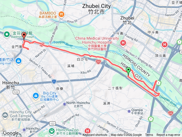 頭前溪左岸追逐夕陽