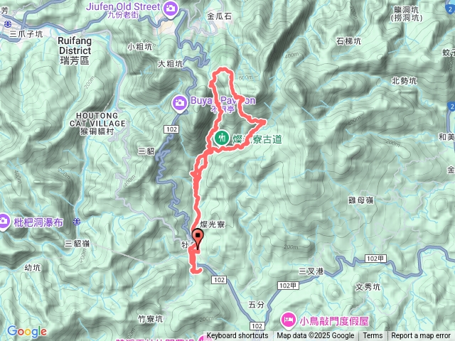 章魚遊戲(牡丹車站-牡丹驛山-牡丹霸-燦光寮古道-草山戰備道路-貂山古道-一坑口土地公)
