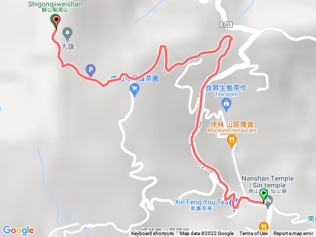 獅公髻尾山登山步道