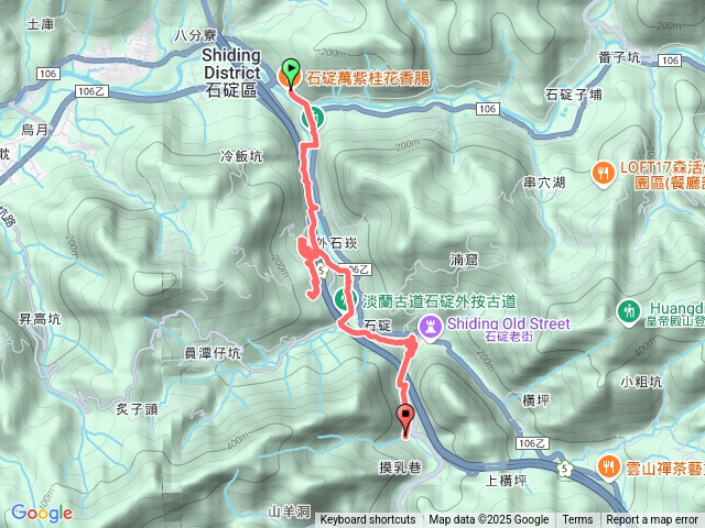 淡蘭古道南路石碇段-虎爺廟-烏塗溪步道