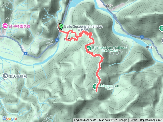 谷關七雄-白毛山