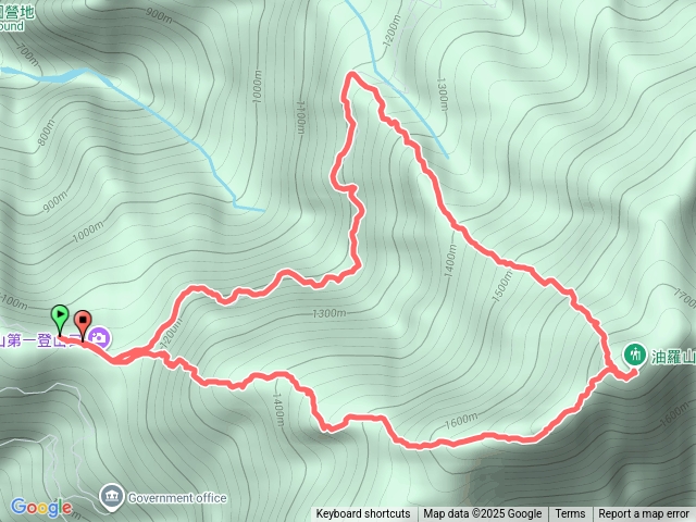 油羅山一進二出
