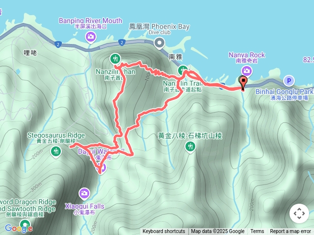 南子吝（南雅漁港🅿️封閉❌（東南峰路徑剛剛完成清理 陡下溪路段繩索也換新了預覽圖