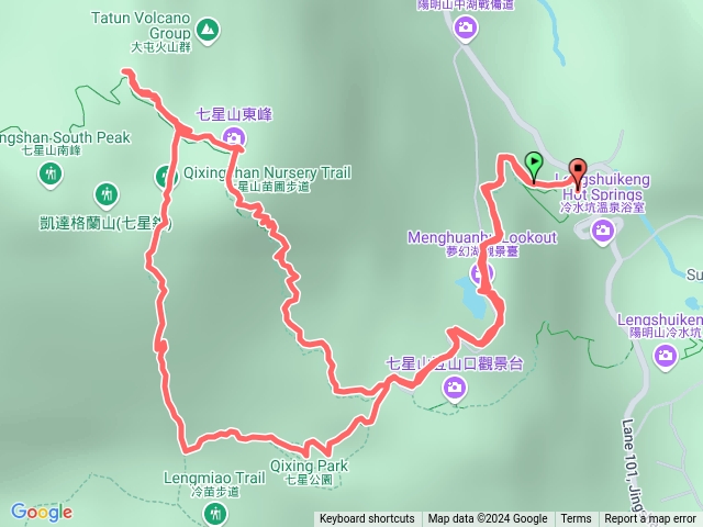 夢幻湖七星公園苗圃冷水坑下