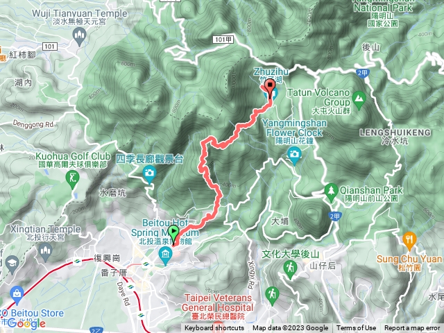 中正山青楓步道竹子湖