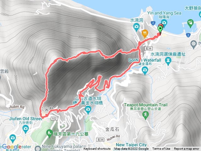 金剛岩~基隆山東峰 ~基隆山主峰