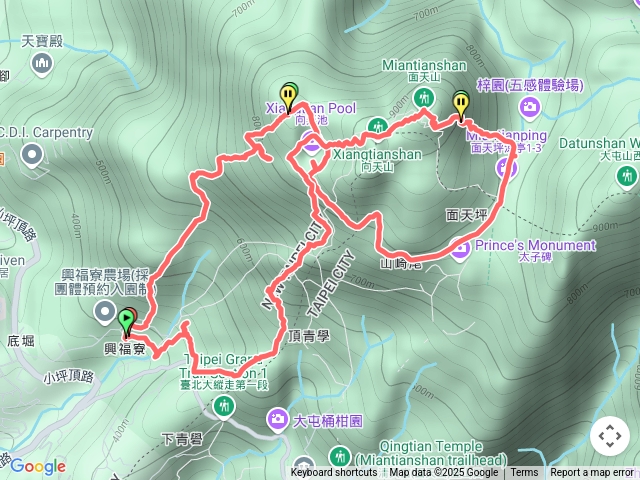 面天山向天山向天池山-8字形-20250430