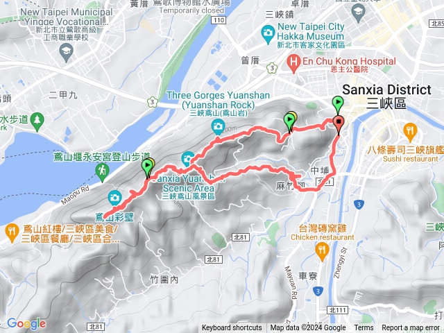 鳶山彩壁& 福德坑山步道