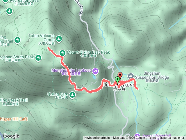 冷水坑七星山主東峰