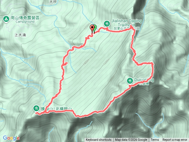 加龍縱走O型預覽圖