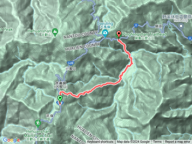 石門山東稜下古關原出屏風登山 (微探勘)預覽圖