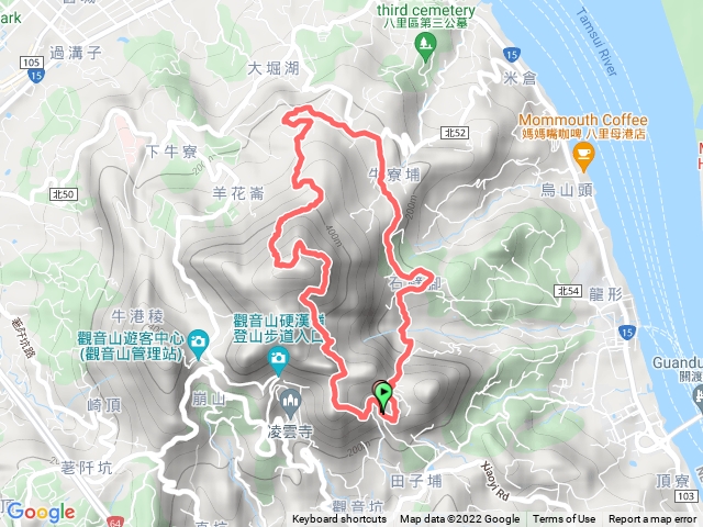 石壁腳、牛寮埔、上觀音山0走