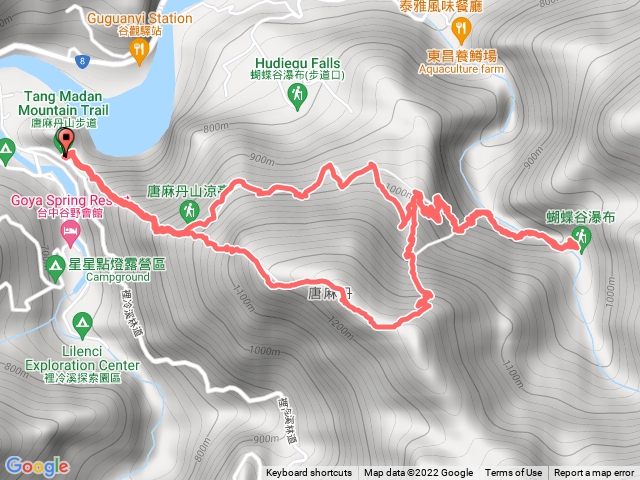唐麻丹山 蝴蝶谷瀑布