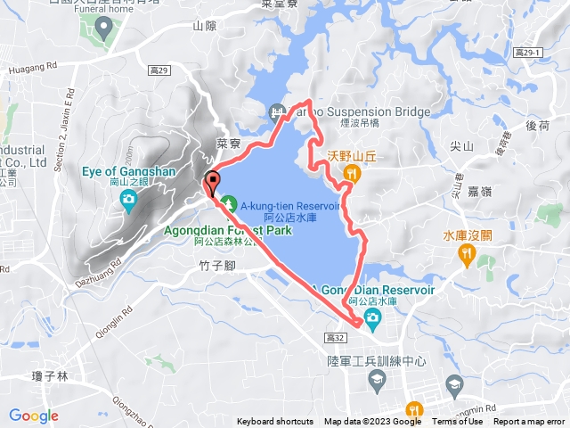 阿公店水庫環湖步道預覽圖