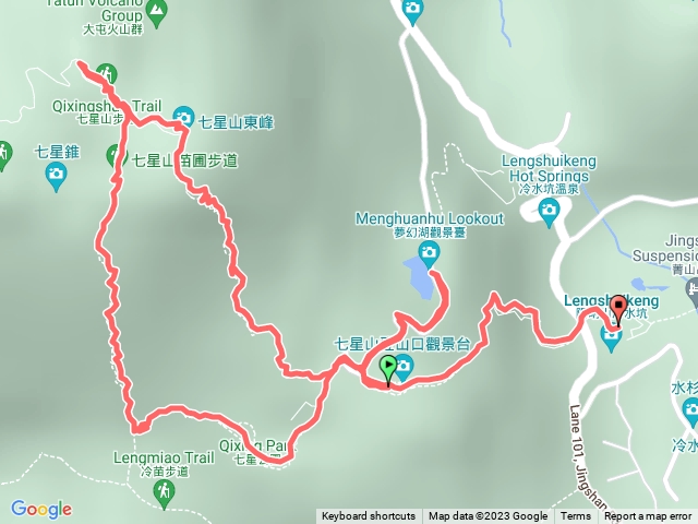 冷水坑七星東主冷水坑賞芒路線